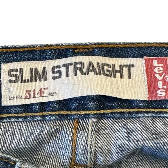 Levi’s 514 Slim Straight Jeans with Distressing in a size 32 x 30 in 100% cotton - Picture 4 of 8